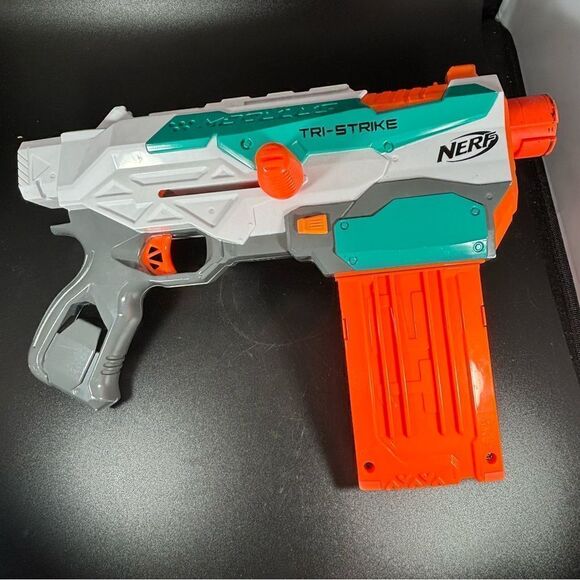 NERF Modulus Tri Strike Blaster w/ Magazine 2015 Tested - Picture 3 of 3